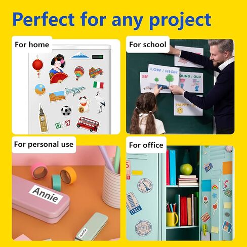 أوراق مغناطيسية 8.5 بوصة × 11 بوصة غير لاصقة 30 مل 8 عبوات لتخزين القوالب - مجموعة أوراق مغناطيسية فارغة مرنة للحرف اليدوية، DIY، صناعة اللافتات، لعمل النقاط، المغناطيس المربع، الدوائر، الشرائط، الشريط in Kuwait