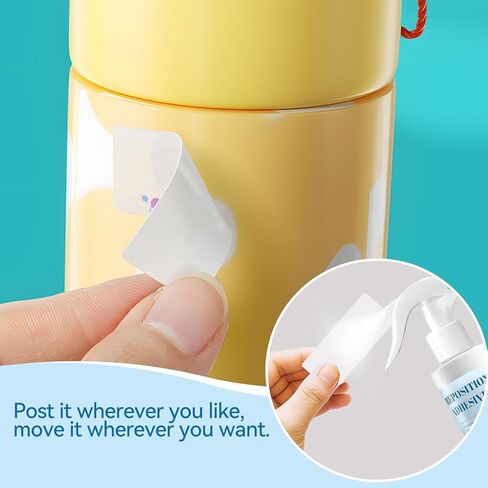 Repositionable Adhesive Spray, 150ml Temporary Adhesive Spray Easy to Stick Applies Evenly Leaves No Residue After Drying for DIY Creations for Handicrafts Wood Paper Glass Photographs Tiles in Kuwait