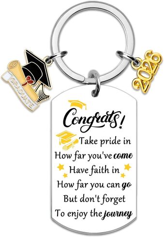 Class Of 2026 Graduation Keychain 2026 Graduation Gifts for Her Him Middle High School Graduations Gifts for Her College Graduations Gift for Women Senior Masters Degree Student Grad Gift Ideas in Kuwait