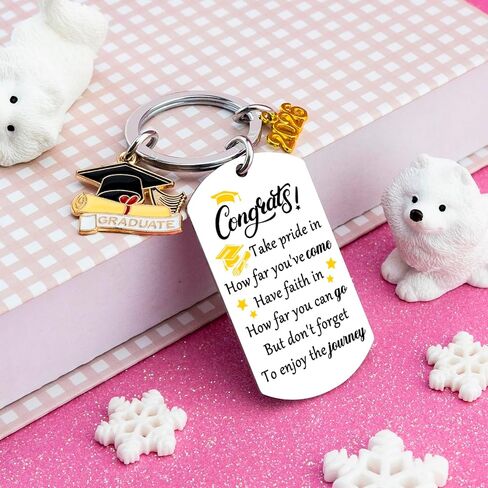 Class Of 2026 Graduation Keychain 2026 Graduation Gifts for Her Him Middle High School Graduations Gifts for Her College Graduations Gift for Women Senior Masters Degree Student Grad Gift Ideas in Kuwait