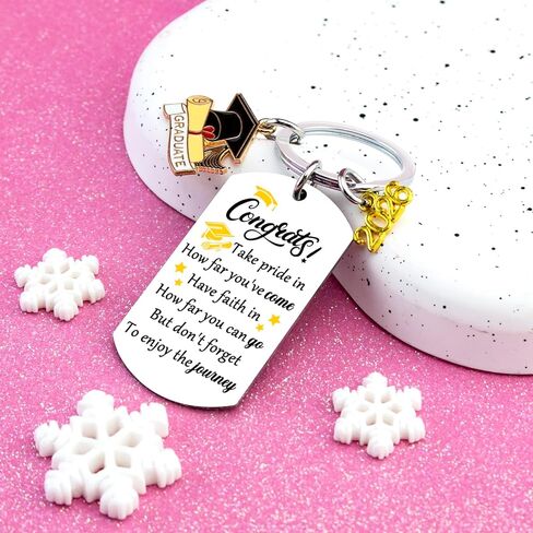 Class Of 2026 Graduation Keychain 2026 Graduation Gifts for Her Him Middle High School Graduations Gifts for Her College Graduations Gift for Women Senior Masters Degree Student Grad Gift Ideas in Kuwait