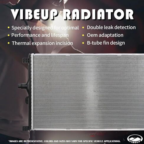 VibeUp 2831 Radiator Compatible With 2006-2011 Hyundai Azera 2006-2010 Hyundai Sonata 2007-2010 Kia Magentis 2007-2010 Kia Optima | #Replaces 253103K090 253103K080 253103K140 253103K180 25310-3L140 in Saudi Arabia