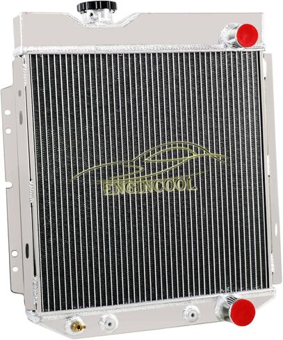 مشعاع ألومنيوم ل 1964 1965 1966 64 65 66 فورد موستانج فالكون رانشيرو شيلبي GT-350H 4 صف المبرد كفن مروحة التتابع عدة in Kuwait