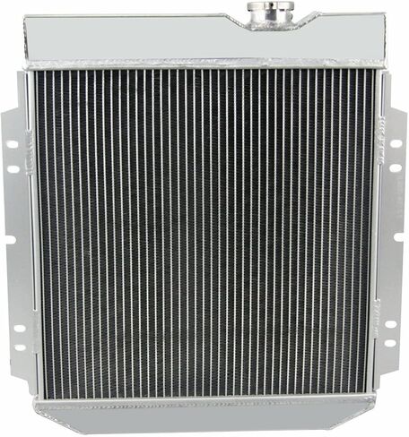 مشعاع ألومنيوم ل 1964 1965 1966 64 65 66 فورد موستانج فالكون رانشيرو شيلبي GT-350H 4 صف المبرد كفن مروحة التتابع عدة in Kuwait