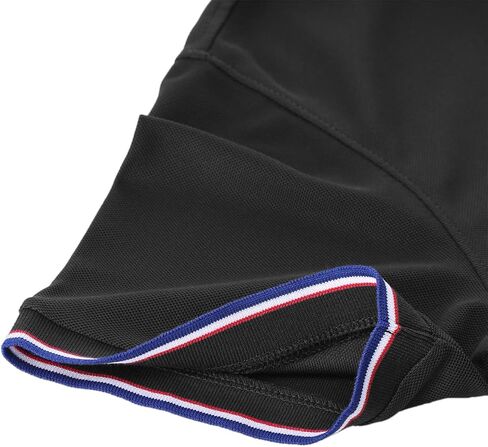 Men's Polo Shirts Solid Slim Fit Short Sleeve - Athletic Casual Polos Pure Black in Saudi Arabia