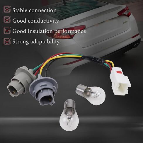 92451-4C500 Rear Tail Light Bulb Socket and Wire Harness Fits for Kia Optima 2014 2015, Rear Tail Light Bulb Socket Wire Harness in Kuwait