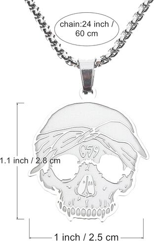 Sub026 قلادة سلسلة (جمجمة) in Kuwait