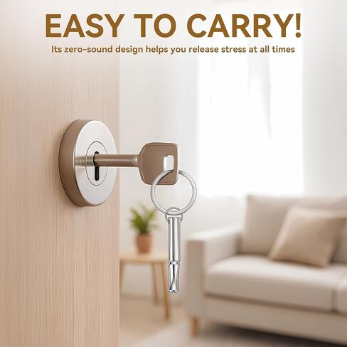 اليقظه التنفس المفاتيح تخفيف التوتر قلادة الفولاذ المقاوم للصدا القلق التنفس المفاتيح للنساء الرجال in Kuwait