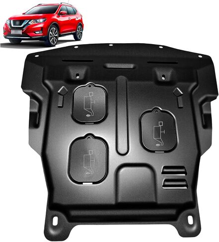 Front Engine Splash Shield Fit for 2014-2020 Nissan Rogue Engine Case Guards Suitable for Nissan Rogue Under Engine Cover Mud Flaps Directly Replace Original in Kuwait