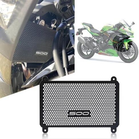 ل NINJA500 Z500 النينجا 500 z500 2025 2024 الألومنيوم دراجة نارية المبرد الحرس حماية مصبغة غطاء الشواية الحرس حامي in Saudi Arabia