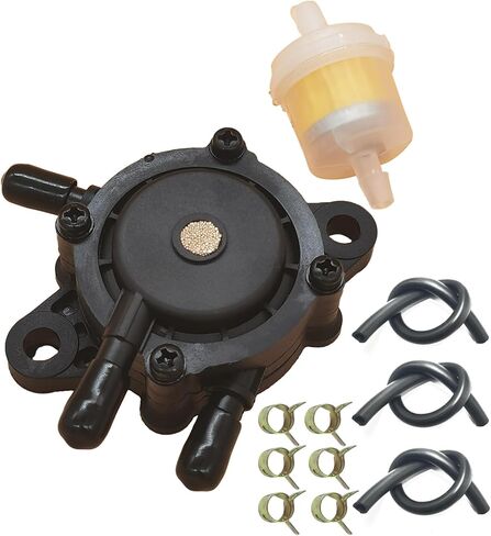 Vacuum Fuel Pump with Fuel Filter For Kohler 17HP-25 HP Briggs and Stratton Small Engine Lawn Mower Tractor for Honda Yamaha John Deere 808492 808656 in Kuwait