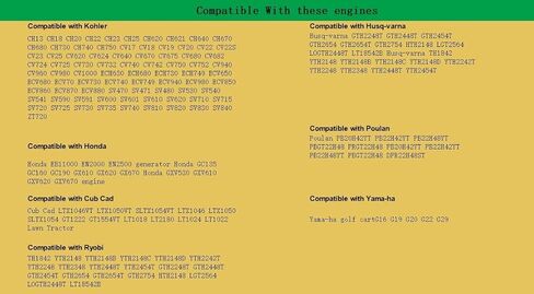 Vacuum Fuel Pump with Fuel Filter For Kohler 17HP-25 HP Briggs and Stratton Small Engine Lawn Mower Tractor for Honda Yamaha John Deere 808492 808656 in Kuwait