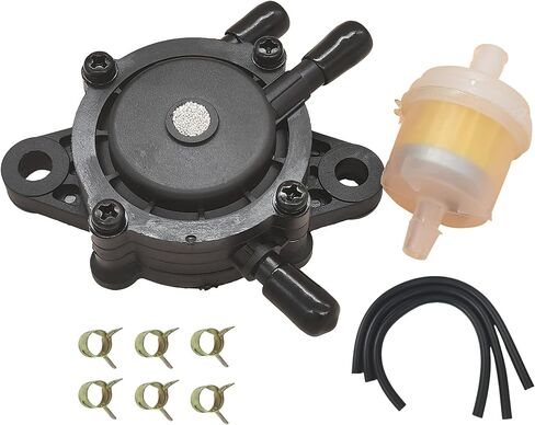 Vacuum Fuel Pump with Fuel Filter For Kohler 17HP-25 HP Briggs and Stratton Small Engine Lawn Mower Tractor for Honda Yamaha John Deere 808492 808656 in Kuwait