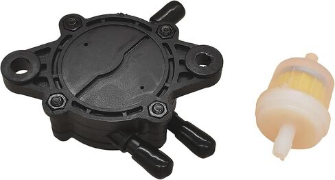 Vacuum Fuel Pump with Fuel Filter For Kohler 17HP-25 HP Briggs and Stratton Small Engine Lawn Mower Tractor for Honda Yamaha John Deere 808492 808656 in Kuwait