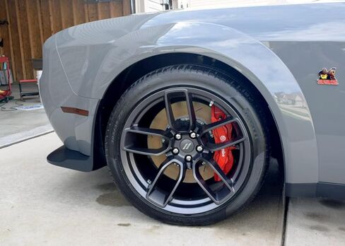 Luxe Auto Concepts Dark Smoke Side Marker Tint Kit for 2015-2023 Dodge Challenger | Exact Cut Dry Application LightWrap Vinyl Film with Air Release Channels in Saudi Arabia