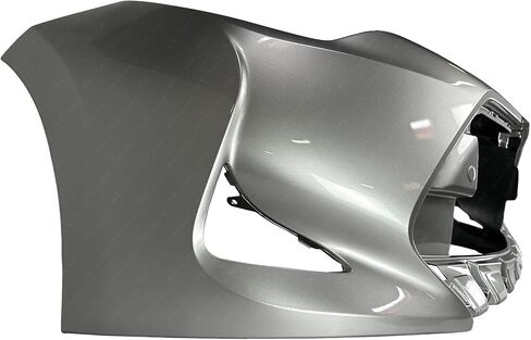 BUMPERS THAT DELIVER - Painted 1F7 Silver, Front Bumper Cover Fascia Compatible with 2017 2018 2019 Toyota Corolla CE L LE XLE Sedan 17 18 19, TO1000423 in Saudi Arabia