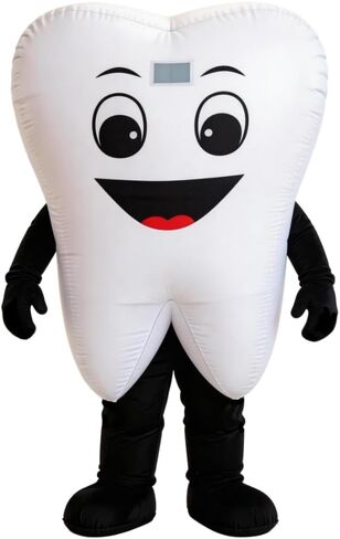 Inflatable Tooth mascot costume Halloween tooth costume tooth Doctor Charity Event Adult Cosplay Costume in Kuwait