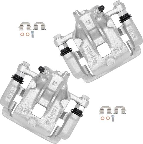 cciyu Rear Left + Right Brake Calipers With Bracket 19B6283 19B6282 For Kia For Soul 2010-2013 in Kuwait