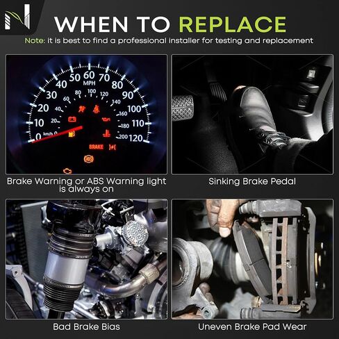 Brake Master Cylinder with Reservoir for Dodge Grand Caravan 2009-2015 - Replacement for OEM #M630663, 4877805AE, 4877805AC in Kuwait