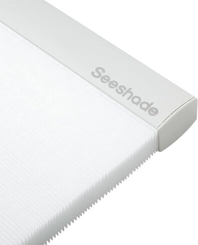 ستائر خلوية لاسلكية من الأعلى إلى الأسفل على شكل قرص العسل، ظلال النوافذ مع عزل حراري، سهلة التركيب بحجم مخصص للمنزل والمكتب، أبيض 48 بوصة عرض × 72 بوصة ارتفاع in Kuwait