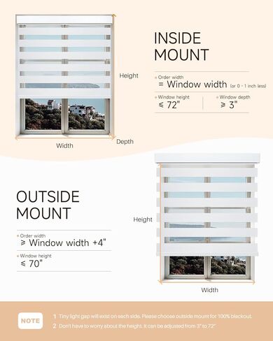Smart Zebra Blinds for Windows, Alexa Motorized Blinds with Remote Control, Automatic Electric Power Zebra Shades for Indoor Windows (23" W x 72" H, White) in Kuwait