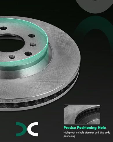 SCITOO Front 11.93" Brake Pads and Rotors Kits Fit For Chevrolet Impala 2006 2007 2008 2009 2010 2011 2012 2013,For Chevrolet Monte Carlo 2006-2007 in Saudi Arabia