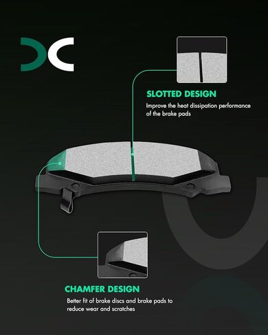 SCITOO Front 11.93" Brake Pads and Rotors Kits Fit For Chevrolet Impala 2006 2007 2008 2009 2010 2011 2012 2013,For Chevrolet Monte Carlo 2006-2007 in Saudi Arabia