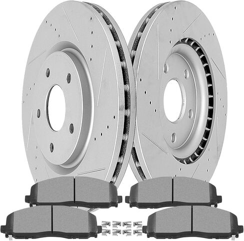 SCITOO Front 11.93" Brake Pads and Rotors Kits Fit For Chevrolet Impala 2006 2007 2008 2009 2010 2011 2012 2013,For Chevrolet Monte Carlo 2006-2007 in Saudi Arabia