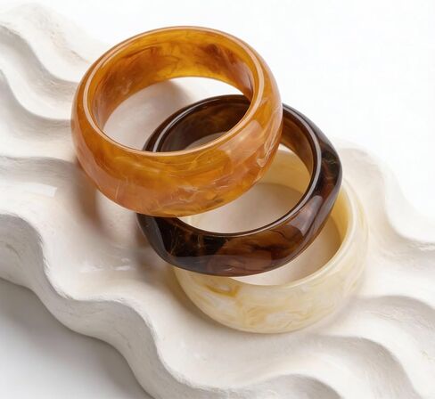 Chunky Bangles Women's Bangle Bracelets Chunky Gold Bracelet Bangle Set Bangles Bracelets for Women in Kuwait