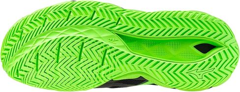 Mizuno Wave Enforce Tour 2 All Court Men's Racquet Sports Shoe, Black-Glowing Apple, US Mens 9.5 in Kuwait