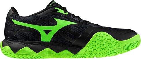 Mizuno Wave Enforce Tour 2 All Court Men's Racquet Sports Shoe, Black-Glowing Apple, US Mens 9.5 in Kuwait