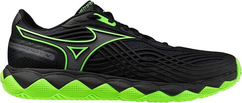 Mizuno Wave Enforce Tour 2 All Court Men's Racquet Sports Shoe, Black-Glowing Apple, US Mens 9.5 in Kuwait