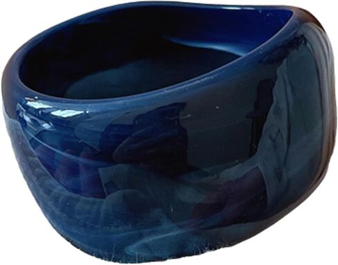 Chunky Irregular Smudged Wide Acrylic Resin Cuff Bangle Bracelet Women's Fashion Multicolor Geometric Round Curved Wrist Jewelry Gift in Saudi Arabia