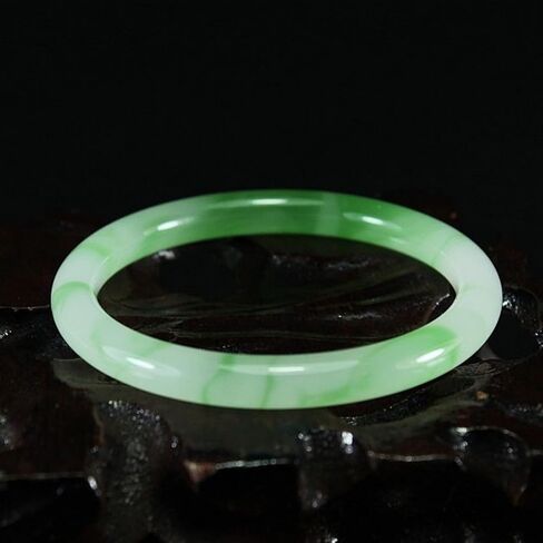 SMDSAZ Natural Jade Bangle Women Gifts Men Jadeite Bangles Jades Stone Bracelets Accessories Jewellery (Gem Color : 58mm) in Saudi Arabia