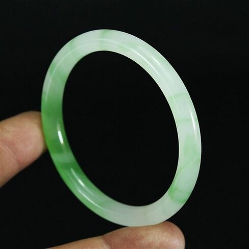 SMDSAZ Natural Jade Bangle Women Gifts Men Jadeite Bangles Jades Stone Bracelets Accessories Jewellery (Gem Color : 58mm) in Saudi Arabia