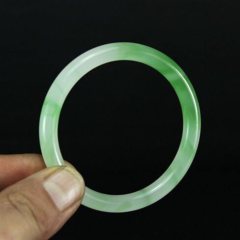 SMDSAZ Natural Jade Bangle Women Gifts Men Jadeite Bangles Jades Stone Bracelets Accessories Jewellery (Gem Color : 58mm) in Saudi Arabia