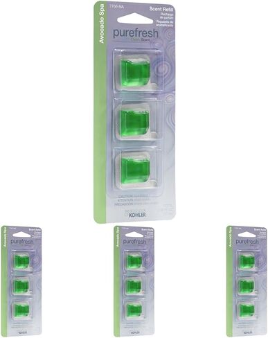 KOHLER K-7731-NA Refill Scent Packs for Purefresh Toilet Seat, Soft and Fresh Laundry in Saudi Arabia