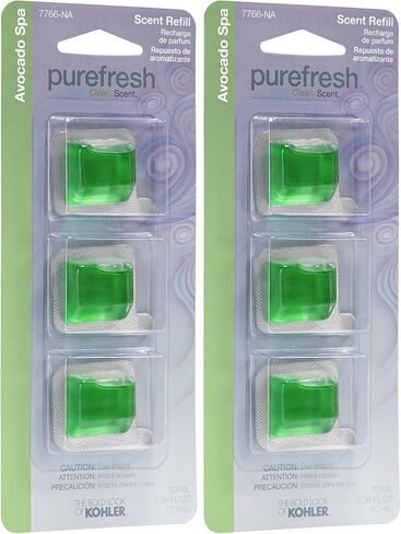 KOHLER K-7731-NA Refill Scent Packs for Purefresh Toilet Seat, Soft and Fresh Laundry in Saudi Arabia