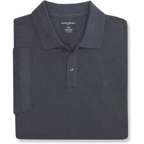 Banana Republic Mens 803392 Regular Fit Pique Mesh Organic Cotton Monogram Polo Shirt in Kuwait