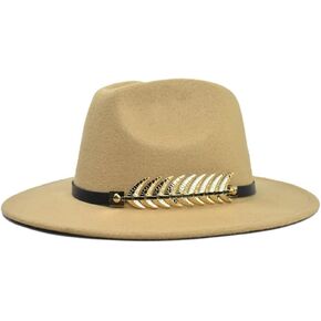 شعر الجاز فيدورا قبعة رعاة البقر الرجعية قبعة الحفلات قبعة الحفلات للجنسين قبعة عادية متعددة الاستخدامات (أ.) in Kuwait