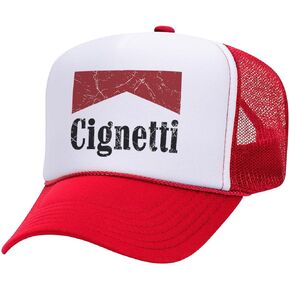 TeesAndTankYou Cignetti Foam Trucker Cap Adjustable Mesh Back Hat in Saudi Arabia