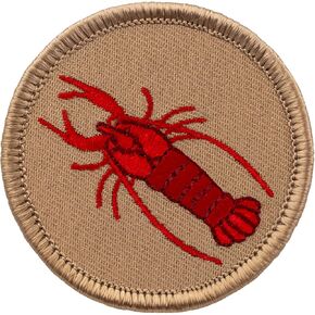 رقعة دورية جراد البحر - رقعة مطرزة دائرية بقطر 2 بوصة (خياطة) in Kuwait