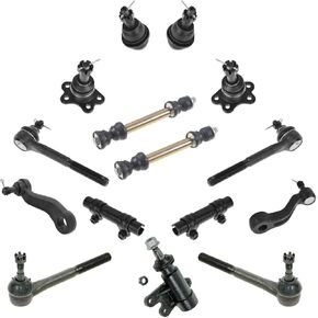 Suspension Kit Front Tie Rod Ball Joint Sway Bar for Chevy for Tahoe for GMC for Yukon for K2500/K1500 Idler Steering 15pc 15 Piece in Kuwait