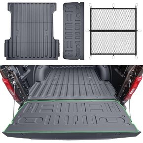 حصيرة سرير الشاحنة لعام 2015-2025 Ford F150 تتضمن F150 Lightning 2022-2025 (5.5FT، 67.1 بوصة)، ملحقات F150 شديدة التحمل TPE للحماية من جميع الأحوال الجوية، وإكسسوارات بطانة الباب الخلفي in Kuwait