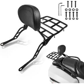 Rear Passenger Backrest with Luggage Rack for Can-am Spyder F3 F3-S F3-T 2015-2025, Rear Carrier Luggage Rack and Rear Back Rest Passenger Sissy Bar for Spyder F3 Accessories in Kuwait