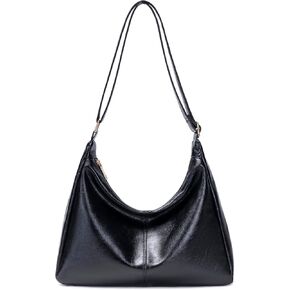 محافظ جلدية نباتية قابلة للطي للنساء، حقيبة كتف ذات سعة كبيرة، حقائب هوبو أنيقة وحقيبة حمل in Kuwait