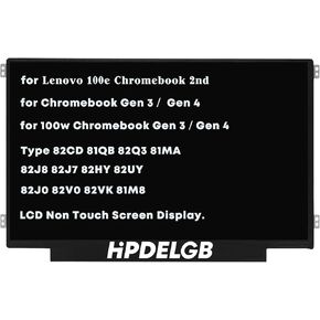 NT116WHM-N11 NT116WHM-N21 N22 N23 NT116WHM-N42 N116BGE-EA2 Replacement for HP ProBook 11 G1 for Ideapad 3 CB-11IGL05 100S 100e 809867-001 LCD Screen Display Panel HD 1366×768 30pin Non-Touch in Kuwait