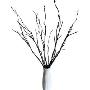 5PCS Artificial Lifelike Curly Willow Branches Decorative Dried Twigs 26 Inches Fake Bendable Sticks Plastic Stems for Greenery Plants Vases Home Office Party Decoration in Kuwait
