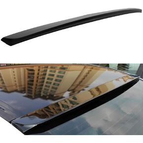 حاجب سقف النافذة الخلفية متوافق مع 2003-2007 لـ H-onda لـ Accord ABS جناح سبويلر للنافذة الخلفية أسود لامع in Kuwait