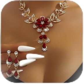 Wedding Jewelry Sets for Women Wedding Guest Dress Sparkly Crystal Prom Dresses Black and Gold Jewelry Sets for Bridesmaid Trendy 2025 in Kuwait